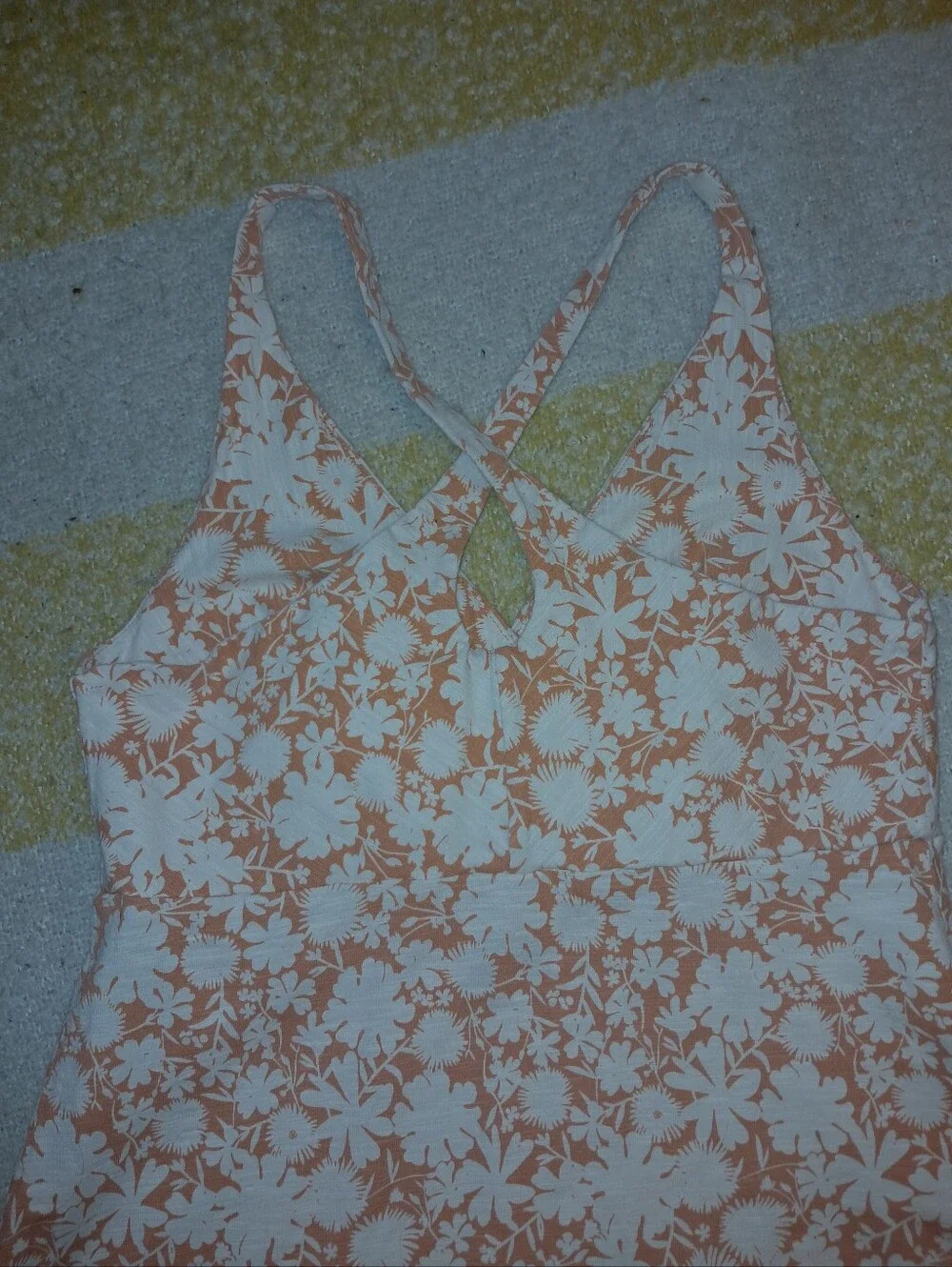 Patagonia brand Women's size small floral print, organic cotton blend dress - Picture 4 of 7